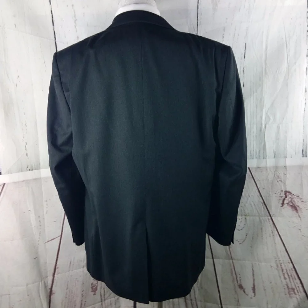Jos A Bank Signature Collection Mitchell 46L 3 Buttn Charcoal Suit Blazer Jacket